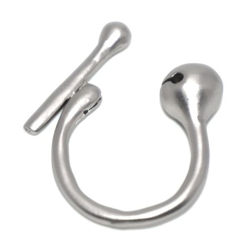 gelluna 趣味時髦和平靜心佛教木魚造型戒指 B-106  內徑17mm x 厚度2mm  單色