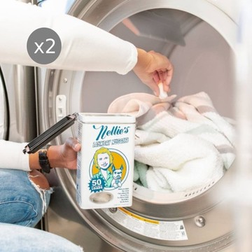 【Nellie s 】天然無毒 復古鐵盒洗衣粉x2罐組(膠囊_700g)