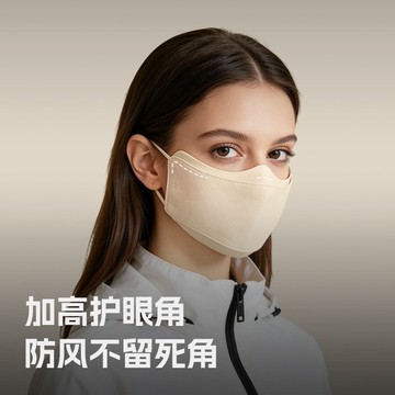 台灣熱賣保暖口罩防風防寒2025新款女高顔值秋冬保暖麵罩東北防凍臉紫外綫-L1001 KKNS