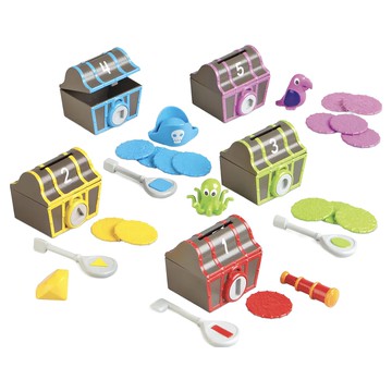 Learning Resources 海盜寶藏解鎖任務  1盒  多色