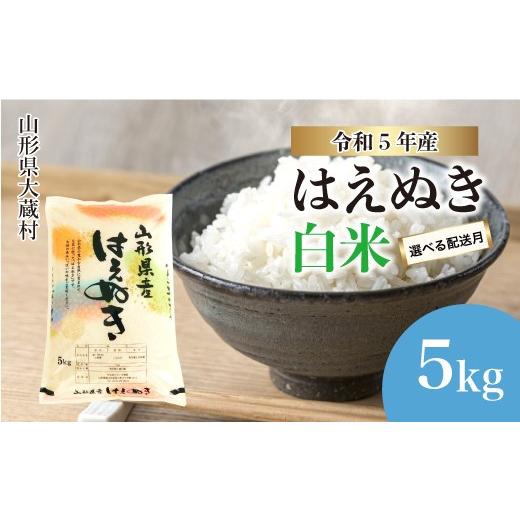 ふるさと納税 山形県 大蔵村 令和5年産 大蔵村 はえぬき  5kg