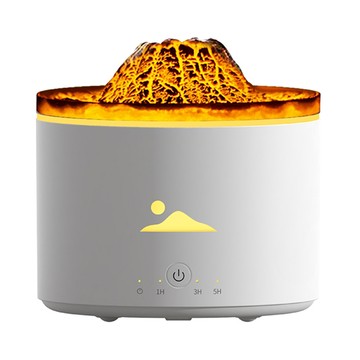 西格傢飾 火山熔岩香薰機加濕器 115 x 115 x 112mm 白色 230ml  HX-130A