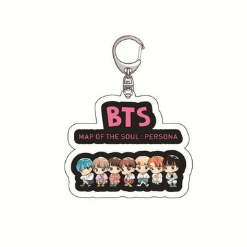 ⭐韓國代購正版⭐bt21鑰匙扣BTS防彈少年團亞克力掛件書包飾品可愛周邊送朋友禮物