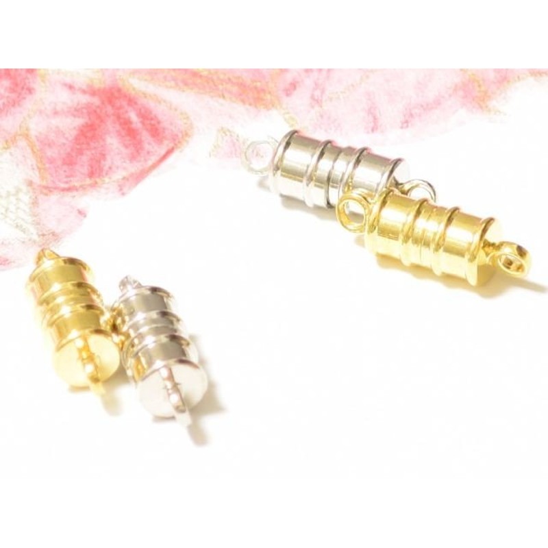 マグネットクラスプ 留め具 B 磁石 エンドパーツ 約5.5×17ｍｍ （3セット）アクセサリーパーツ 基礎金具 ビーズ細工 ネックレス材料  ハンドメイド 部品 エンド 通販 LINEポイント最大0.5%GET | LINEショッピング