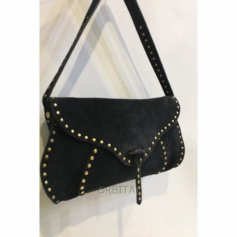 二子玉)CELINE セリーヌ ヴィンテージスウェードスタッズバッグ  