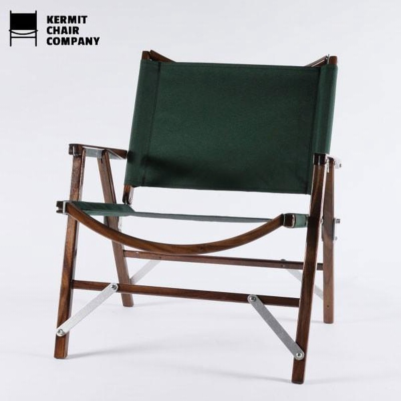 カーミットチェアウォールナット フォレストグリーン/Kermit Chair