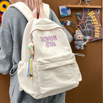 特賣🎀新款ins雙肩包學生初中大容量百搭輕便大學生書包休閒旅遊雙肩包 大容量多隔層後背包 學生兒童護脊書包 旅行韓係後背