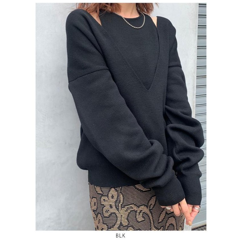 TODAYFUL 2023prefall トゥデイフル Milanorib Layered Knit