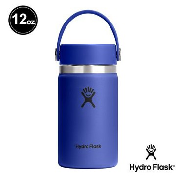 Hydro Flask 12oz/354ml 寬口 提環 保溫瓶 卡普里藍
