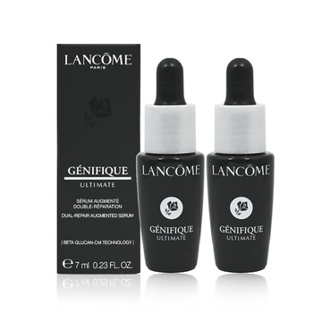 LANCOME 蘭蔻 超極限肌因賦活露 新版小黑瓶 (7ml) 二入組