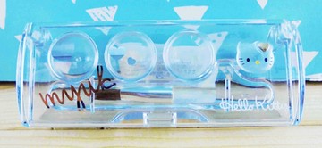 【震撼精品百貨】Hello Kitty 凱蒂貓~KITTY口紅盒-銀心