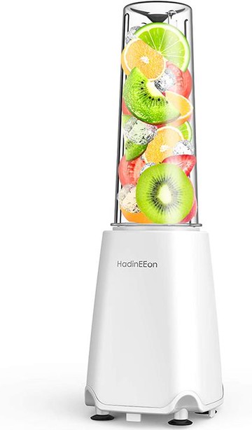 【日本代購】HadinEEon 榨汁機 攪拌機 瓶子攪拌機 200W高功率 可用於冰塊的榨汁機