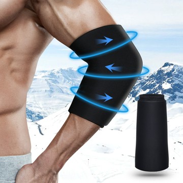 los1613跨境熱賣凝膠冰敷護口肘舒適高彈緩壓運動護口膝減震冷熱兩用護具