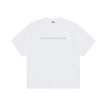 韓國 ept STUDDED LOGO TEE 白 - S