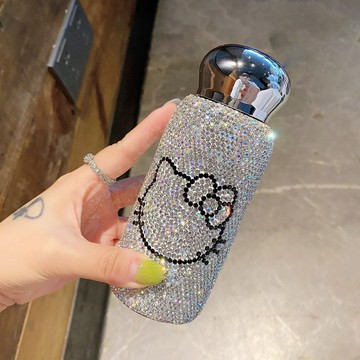 水鑽保溫杯 304不鏽鋼保溫瓶 高顏值水瓶 220ml水杯 咖啡杯 隨行杯 禮物