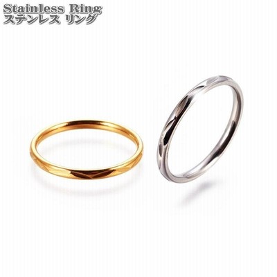 ステンレスジュエリー ステンレスリング シルバー ゴールド ステンレス Stainless シルバー リング 指輪