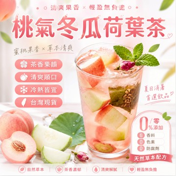 【台灣製】桃氣冬瓜荷葉茶 冷泡茶 冬瓜 果乾水 茶包 水果茶 玫瑰茶 花果茶包 水果乾茶 冷泡 白桃 果茶茶包 爽涼🧊