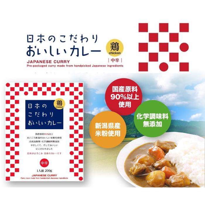 日本のこだわりおいしいカレー  鶏Chiken おためし1個