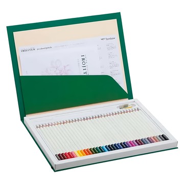 Tombow 蜻蜓牌 IROJITEN 油性色鉛筆套裝 自然色系組合  36色  1組
