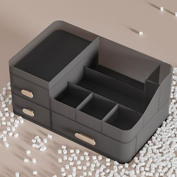梳妝盒收納💕化妝品抽屜式收納盒護膚品桌面梳妝檯整理口紅面膜學生宿舍置物架