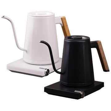 Hero 輕智電手沖壺600ml-黑/白--【良鎂咖啡精品館】