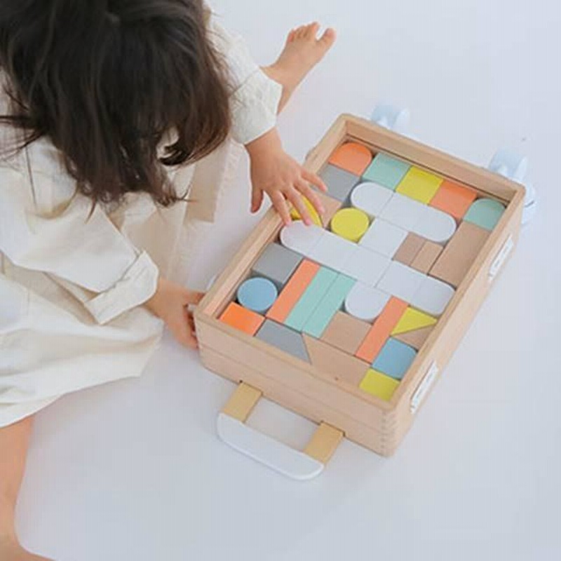 積み木 おしゃれ 赤ちゃん 2歳 3歳 出産祝い 木のおもちゃ 知育玩具 誕生日プレゼント 男 女 Dou Toy Carryme 通販 Lineポイント最大0 5 Get Lineショッピング
