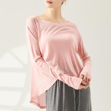 現代舞蹈服女上衣中國古典形體練功寬松飄逸罩衫成人跳舞日常新款