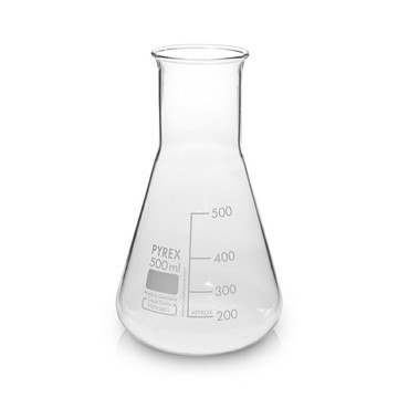 《PYREX》廣口三角燒瓶 Flask, Erlenmeyer, Wide Mouth