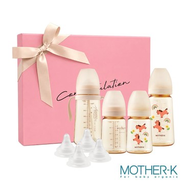 韓國MOTHER-K 精粹PPSU奶瓶水杯成長禮盒