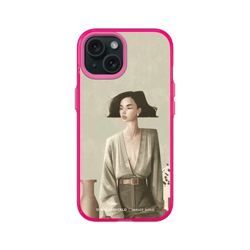 iPhone 15 Clear 粉漾桃 - Janice Sung - Isabel 伊莎貝爾