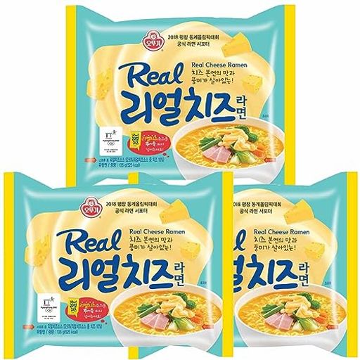 リアルチーズラーメン（135G 韓国版） 3袋セット