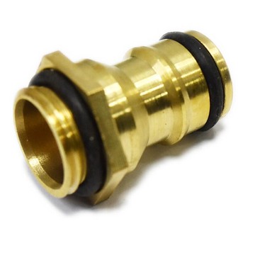 全銅接頭-水槍尾轉奶嘴頭 水槍轉接頭 快拆式接頭 轉接頭 噴水槍轉接 接頭【1270】 123便利屋