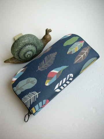 羽根羅列防水布-長夾/皮夾/零錢包/禮物