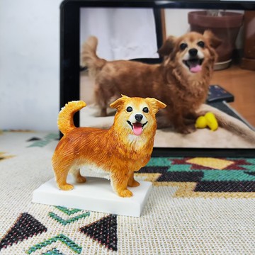 定制化狗狗 寵物 公仔 毛小孩 肖像畫 似顏繪 定制 紀念 禮物