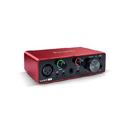 Focusrite Scarlett Solo 3rd Gen USB Audio Interface Bundle with 10-Feet to Inch 8mm TS Cable (2 Items), Monitor