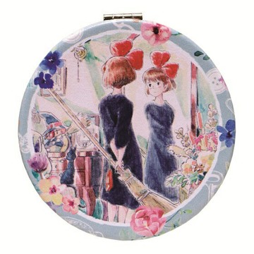 真愛日本 宮崎駿 吉卜力 魔女宅急便 Closte限定 隨身圓雙面鏡 琪琪部屋 隨身鏡 鏡子 隨身攜帶 化妝鏡 雙面鏡