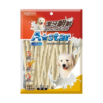 A star 潔牙嚼嚼棒  牛奶  360g  1包