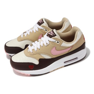 休閒鞋 Wmns Air Max 1 87 女鞋 情人節 巧克力色 米白 氣墊 復古 FZ4346-200