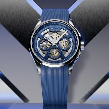 MIDO 美度 Multifort M038.662.17.040.00 鏤空計時碼錶 機械錶-43mm M0386621704000