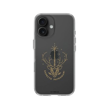 iPhone 16 Clear Case（相機按鈕） 透明 - 哈利波特 Harry Potter - 圖騰系列：疾疾，護法現身！