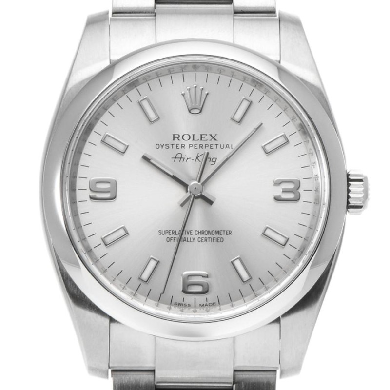 中古 ロレックス ROLEX エアキング ドミノピザ 114200 G番(2012年頃