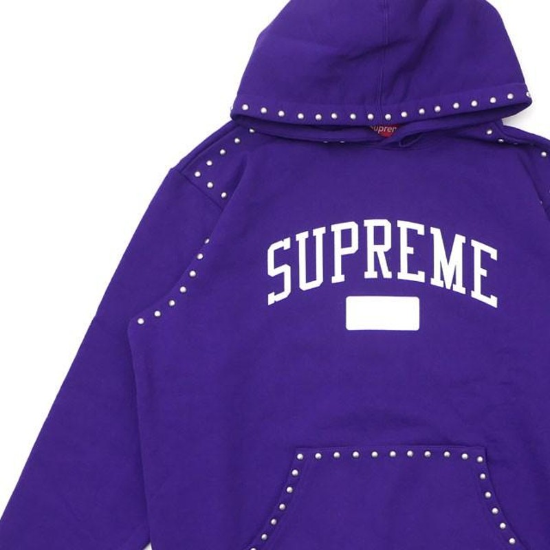 シュプリーム SUPREME Studded Hooded Sweatshirt スウェットパーカー ...