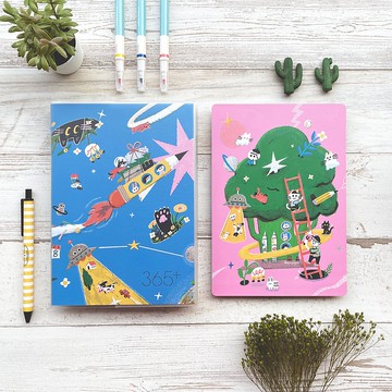 【獨家】迪夢奇  365好好記 大宇人聯名款 - 宇宙航班