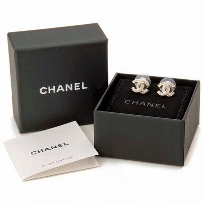 シャネル CHANEL ピアス レディース ゴールド×ホワイト A88429 Y02003 