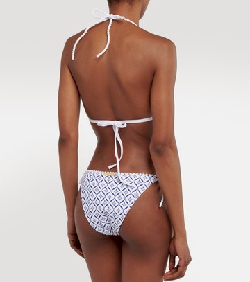 Heidi Klein Capri printed mid-rise bikini bottoms