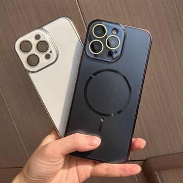 納米 電鍍PC 磁吸殼 強磁👌🏻 適用 iPhone 16 15 14 13 12 17 Pro Max 手機殼 防摔殼