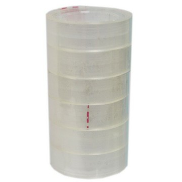 1/2迷你膠帶台專用膠帶 12mmx9Y 寬1.2cm/一支6捲入(定4) 透明包裝小膠帶 OPP封口膠帶-秉CIWA040【APP滿額下單10%點數(單一帳號最高1000點)】4/30止