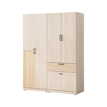 Homelike 喜家居5尺衣櫃-梧桐拼色(2305)