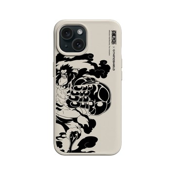 iPhone 15 SolidX 貝殼灰 - 航海王 One Piece - 復刻系列-魯夫 四檔猿王統