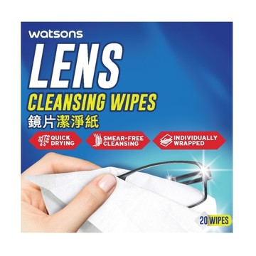 屈臣氏 鏡片潔淨紙20入
